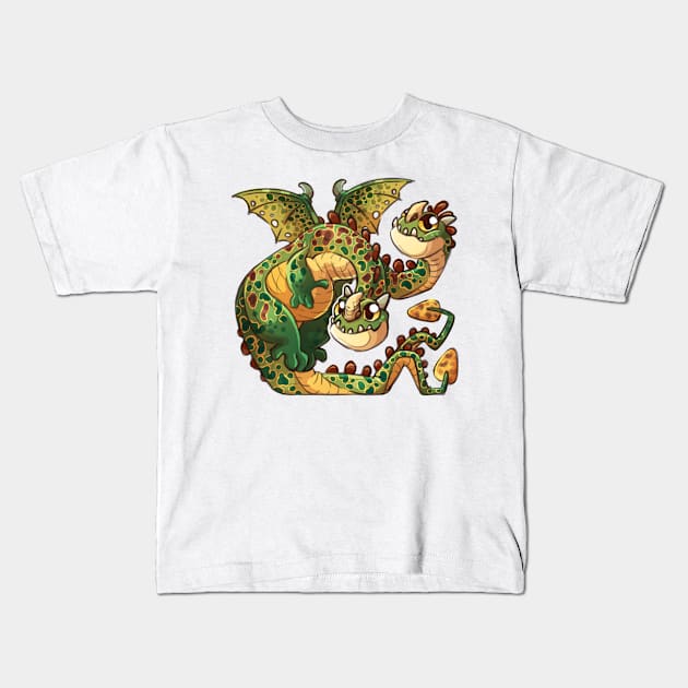 Baby dragon art Kids T-Shirt by NatureDrawing